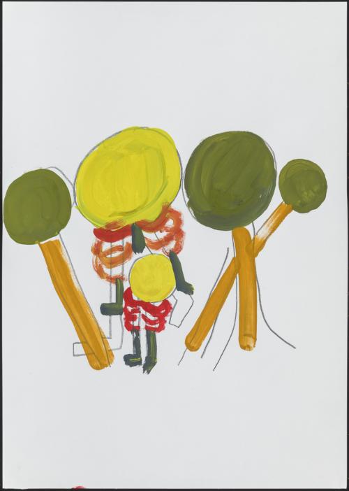 Michel Rein: Anne-Marie Schneider, Untitled (personnages glaces – personnages ice creams).