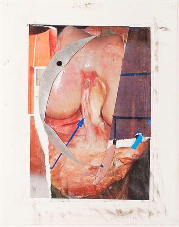 La Simonie: Vincent Geyskens, Untitled, collage, 37 x 29 cm.