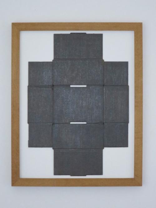 URDLA: Alex Chevalier, Silence, bic sur papier-collé sur bois, 14,8 x 10,5cm chacun, 2018.