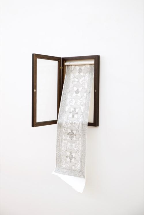 Dauwens & Beernaert Gallery: Marco De Sanctis, Tapisserie II, ink on Japanese paper, variable dimensions, 2012.