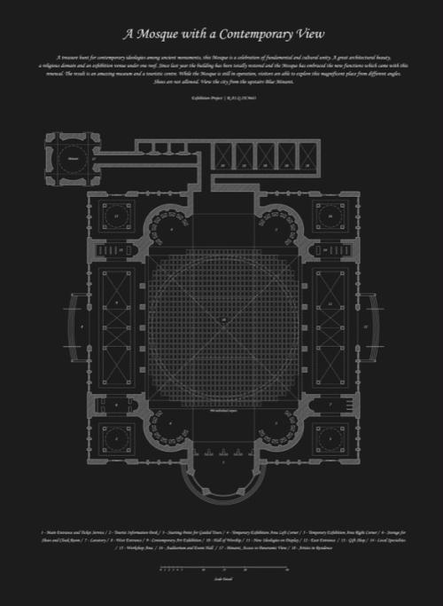 Annie Gentils Gallery: Wesley Meuris, A Mosque with a Contemporary View, Pastelprint op Hahnemühle Rag op dibond, UV bestendige inkt, 156x114cm, 2012.