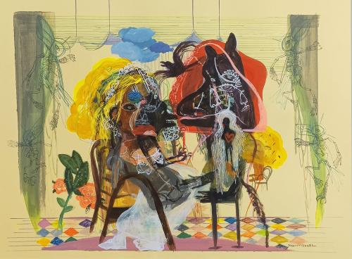 Yasemin Senel, Le petit chaperon rouge, 2024