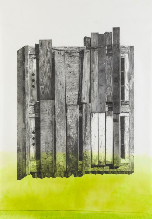 Amelie Scotta, Wooden, Michele Schoonjans Gallery